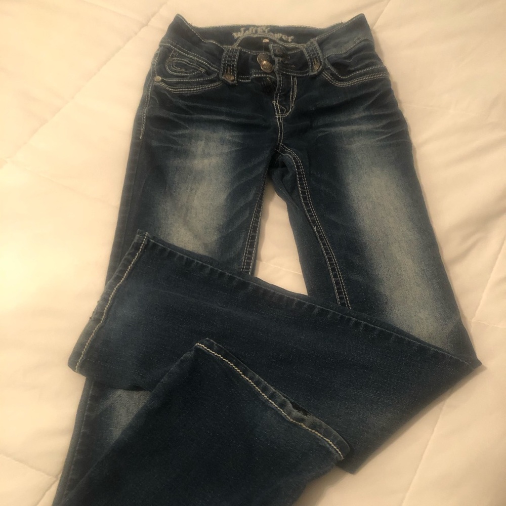 Wall Flower Boot Cut Jeans